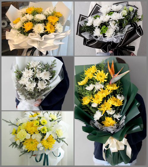 山东青岛即墨市移风店镇毛子埠村白事花束代送